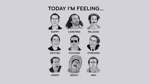Nicolas Cage Meme Of Feelings Wallpaper