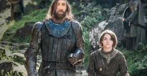 Nicolas Cage Meme With Arya Stark Wallpaper