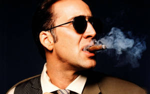 Nicolas Cage Smoking Wallpaper
