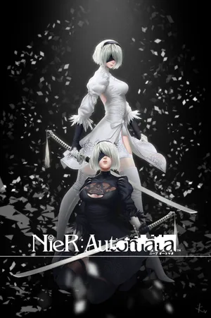 Nier Automata Double 2b Wallpaper