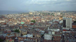 Nigeria Vast Town Beside Sea Wallpaper