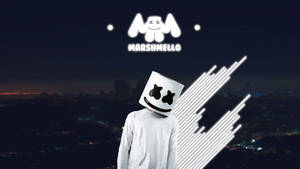 Night Cityscape Marshmello Wallpaper