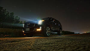 Night Drive Cadillac Escalade Wallpaper