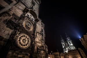 Night In Prague Czech Republic Wallpaper