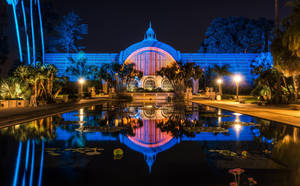 Night Lights Inside Balboa Park Wallpaper