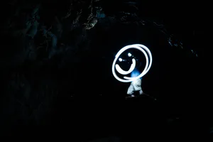 Night Neon Smile Wallpaper