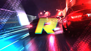 Night Race R Alphabet Wallpaper