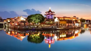 Night Scene In Suzhou Wallpaper