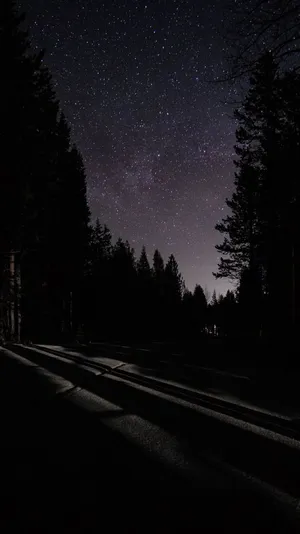 Night Sky Pretty Aesthetic Wallpaper