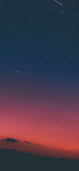Night Sky Sunset Pink Nature Iphone X Wallpaper. Iphone X Wallpaper
