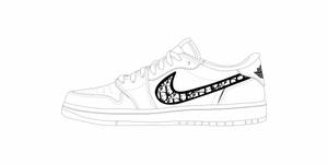 Nike Check With Dior Designer Logo Wallpaper