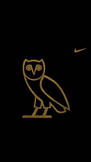 Nike Emblem With Cool Owl Wallpaper
