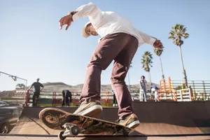 Nike Shoes And Graffiti Skateboard Wallpaper