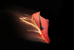 Nike Shoes With Swoosh Logo Wallpaper