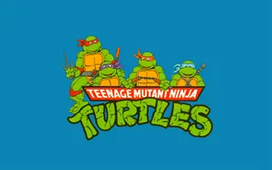 Ninja Turtle Cartoon Logo Wallpaper