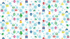 Nintendo Christmas Pattern Wallpaper