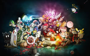 Nintendo Game Characters Fan Art Wallpaper