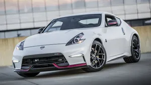 Nissan Gt R With Red Accent Wallpaper