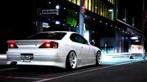 Nissan Silvia S15 City Street Wallpaper