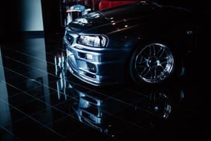 Nissan Skyline Gtr R34 Front Hood Wallpaper