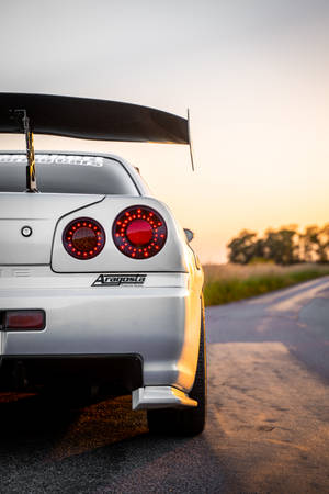 Nissan Skyline Gtr R34 Half Shot Wallpaper