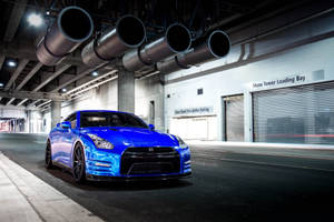 Nissan Skyline Gtr R35 Loading Bay Wallpaper