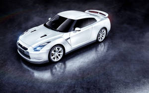 Nissan Skyline Gtr R35 White Wallpaper