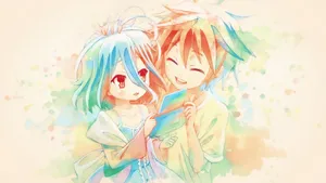 No Game No Life Ending Scene Wallpaper