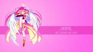 No Game No Life Jibril Poster Wallpaper