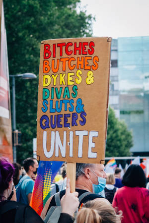 Non-binary Queers Unite Wallpaper