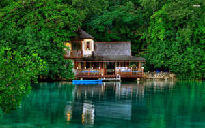 North America Jamaica Isolated Resort Wallpaper