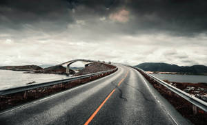 Norway Atlantic Ocean Road Wallpaper