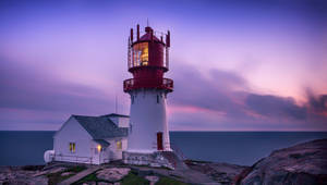 Norway Lindesnes Lighthouse Wallpaper