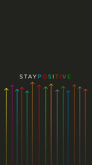 Note 10 Plus Stay Positive Wallpaper