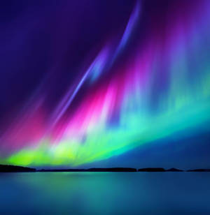 Note 10 Rainbow Northern Light Wallpaper