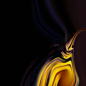 Note 10 Yellow Swirl Wallpaper