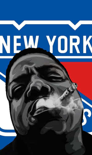Notorious B I G New York Artwork Wallpaper