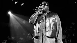 Notorious B I G Performingon Stage.jpg Wallpaper