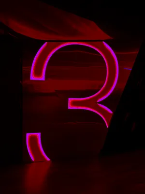Number Three Neon Iphone Wallpaper