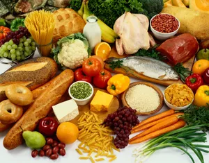 Nutritious Food Pyramid Wallpaper