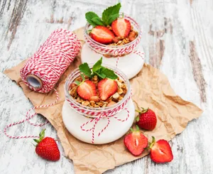 Nutritious Yogurt Delight Wallpaper