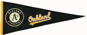 Oakland Athletics Green Banner Wallpaper