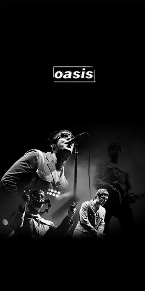 Oasis Singing Wallpaper