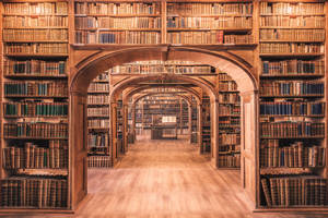 Oberlausitzische Bibliothek Der Wissenschaften Bookshelf Wallpaper