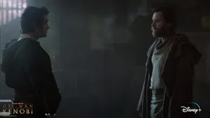 Obi Wan Kenobi Confronting Haja Wallpaper