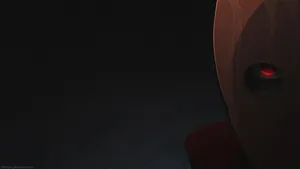 Obito Dark Minimalist Wallpaper