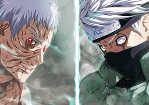 Obito Uchiha Versus Kakashi Hatake Wallpaper