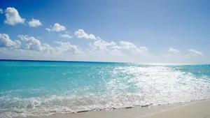 Ocean Beach Dual Monitor Wallpaper