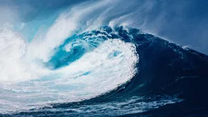 Ocean's Tide For Chromebook Background Wallpaper