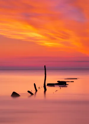 Ocean Sunset Wallpaper